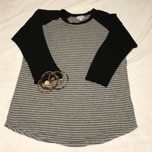 *LuLaRoe Randy** Black Stripes
